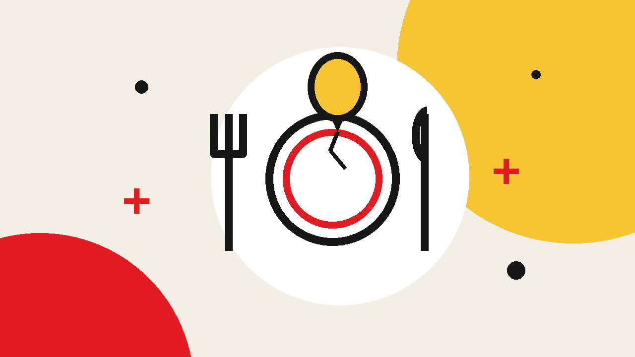 Place setting and balloon — restaurants and shared venues